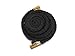 Riemex 100ft Black Expandable Garden Water Hose-TRIPLE LATEX-TOP QUALITY- Brass Fittings Connectors, Flexible - for all Watering Needs (100 FT, Black)