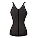 Lover-Beauty Women's Underbust Corset Waist Trainer Cincher Body Shaper Vest Size XXL Black