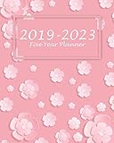 2019-2023 Five Year Planner: Pink Cherry Blossom Flower Cover, 60 Months Planner For The Next Five Y by Jennie Blossom