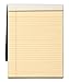 TOPS Docket Gold Writing Tablet with Privacy Cover, 8-1/2 x 11-3/4 Inches, Perforated, Ivory, Legal/Wide Rule, 70 Sheets per Pad (99713)
