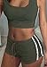 Tuesdays2 Womens Sexy Sports Yoga Crop Tank Top and Shorts 2 Piece Set