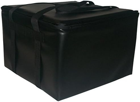 TCB Insulated Bags HGX-1-Black Insulated Catering Bag for Dome/Deli Trays, 22" x 22" x 12.5", Black