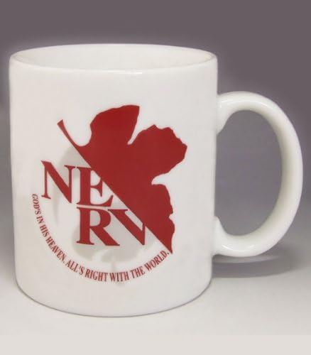 New NERV Mug Cup (White) (Anime Toy)