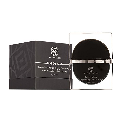 Forever Flawless Diamond Infused Thermal Mask with 100% Natural White Diamond Infused Powder, Designed for Flawless Skin, Anti Wrinkle & Anti Aging FF43, (1.76 oz)