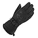UKEE Ski Gloves, Waterproof and Windproof Winter Snow Gloves Ski, Snowboard, Motorcycle, Bike, Ski Gloves for Men and Women, Black