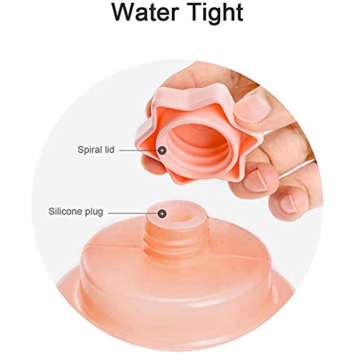 CPUTAN-Water-Filled-Dumbbells2-Pack-Water-Bottle-Dumbbells-Fitness-Exercise-Equipment-for-Women-Lady-1KG-Each-with-WaterRandom-Color