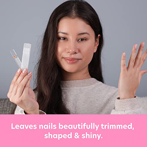 Glass Nail File and Buffer Set 2 Piece Nail Buffer and Shine Kit