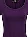 Made By Johnny MBJ WT753 Womens Long Sleeve Handkerchief Tunic L DARK_PURPLE