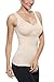 Khaya Women's Super soft Camisole Seamless Shapewear Basic Tank Top, Beige, Large
