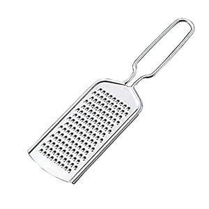 Oc9 Stainless Steel Cheese/Ginger/Garlic/Nutmeg & Chocolate Grater Pack of 1 Silver