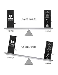 YONTEX - Batería de repuesto compatible con iPhone