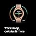SAMSUNG Galaxy Watch (42mm), Sleep Monitor, Rose Gold (Bluetooth) (Renewed)