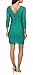 Berydress 3/4 Sleeve Full Zip Back Short Lace Cocktail Dress (4, Green)