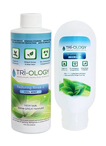 TRIOLOGY Brushing Gel & Rinse 1 Month Bundle