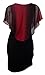 eVogues Plus Size Layered Poncho Dress Made in USA