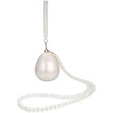 GBWYI Women Acrylic Egg Clutch Bag Cute Pearl Acrylic Evening Handbags Marble Purses Beaded Shoulder Bags for Party Prom