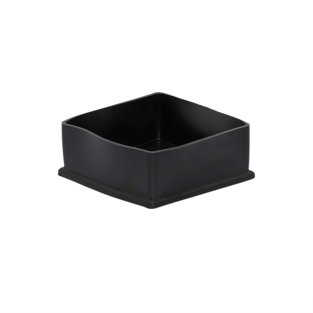 Flyshop Furniture Table Covers Chair Leg Caps Floor Protectors Non-Marking PVC, Square Legs, 4 Pack, Black, 100 x 100 mm, 4" x 4"