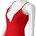 Leadingstar Women Sexy Deep V-neck Backless Spaghetti Strap Maxi Tank Long Dress (59.28 Long=Asian S, Red)