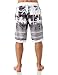 Alki'i Men's Boardshorts - Isla Palms, XL, Black