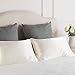 Bedsure King Size Satin Pillowcase Set of 2 - Ivory Silky Pillow Cases for Hair and Skin 20x40 Inches, Pillow Covers with Envelope Closure, Similar to Silk Pillow Cases, Gifts for Women Men