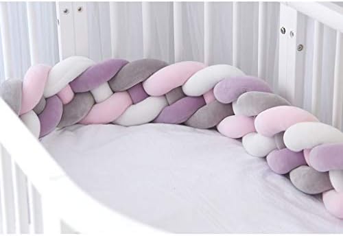 Wcx 赤ちゃんベッドバンパ ショートベルベット 落下防止 サイドガード ほとんどのクレードルベッド用 E Color 爆買い新作 0 15x2 2m Size