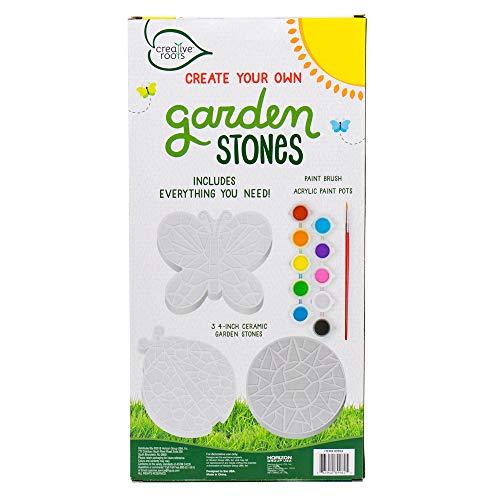 Creative Roots Paint Your Own Stepping Stones Multipack with Ladybug