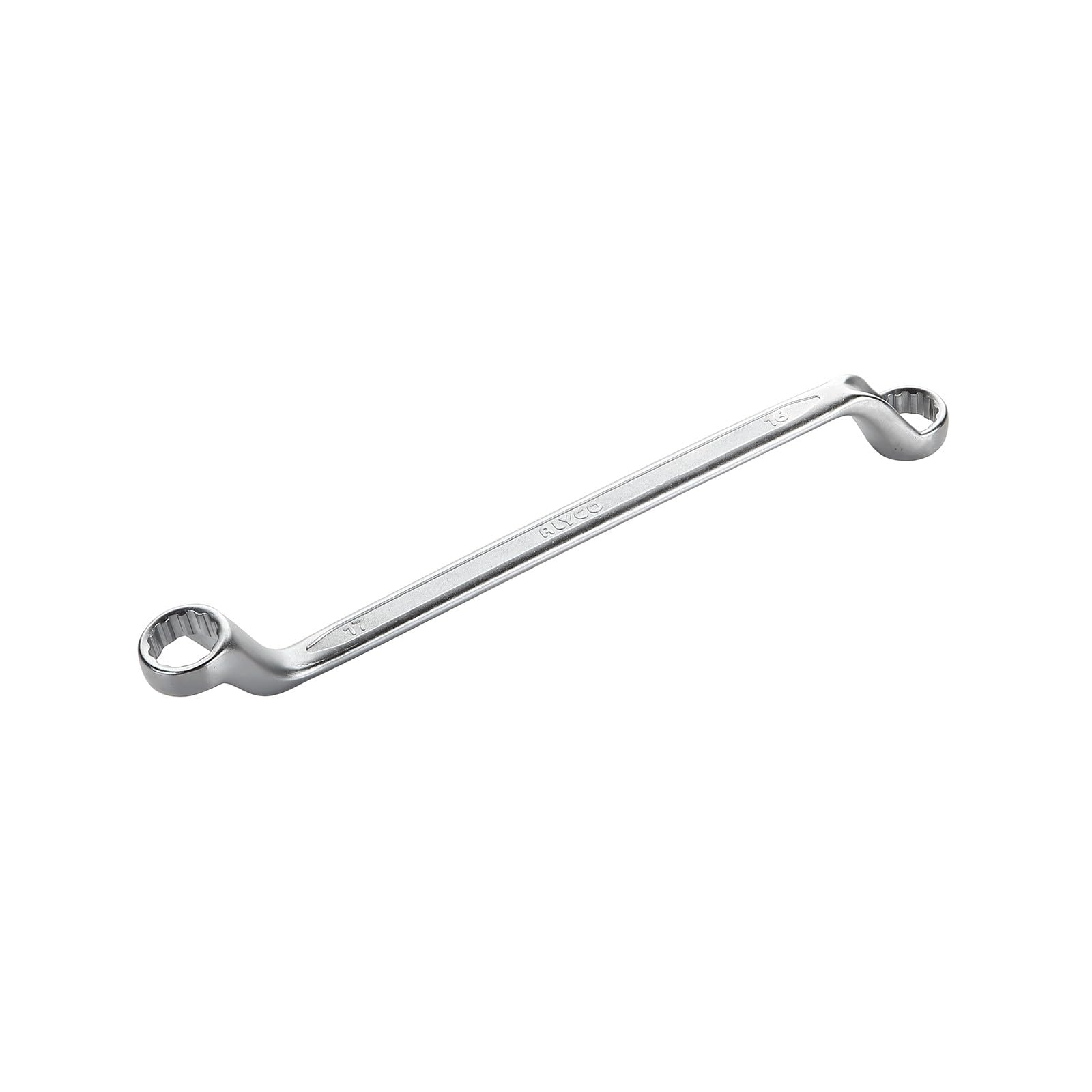 alyco 191150 – Ring Spanner Cr-V Satin Matte Mouths Polished Une 16522 DIN 838 24 x 26 mm