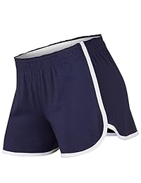 Soffe - Pantalón corto de delfín curvo para mujer, talla grande