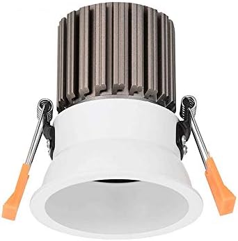 Wlnnes 7W LED Recessed Ceiling Light, 700 Lumens CRI85 Downlight Panel Lights, 3000K/4000K/6000K Kitchen Lighting Ceiling Light Spotlight with AC110V-240 with Driver (Color : 4000K Neutral Light)