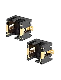 uxcell CR1616 - Soporte para pilas de botón horizontal, color blanco), a18061300ux0322