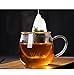WarmCrystal, Tea and Coffee Filter Bags, Disposable Tea Infuser with Drawstring for Loose Leaf Tea, Safe & Natural Material 100 pack (2.76 3.54)