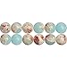 DIY Handmade Necklace Bracelet Earrings Jewelry Craft Designing Beads 6mm Blue Imperial Jasper Imitation Semi Precious Stone in Bulk Wholesale One Strand 15 Inch Apx 60 Pcs