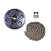 Homgrace 10T Go Kart Mini Bike Clutch, 3/4 Bore 40/41/420 Chain Clutch Centrifugal for Go Kart Mini-Bike (Centrifugal Clutch with Chain)