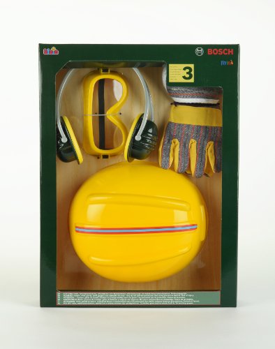 Theo Klein 8537 Bosch Accessories Set I Work Gloves, Safety Goggles, Ear Protectors And Helmet I In Bosch Design I… – Bild 3