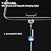 TAiKOOL Magnetic Phone Cable Connector Tips Head for USB Type C All Phone Pad Tablet Devices. 360° Round Strong Magnetic Max 2.4A Fast Charging. (TypeC Port connectors)