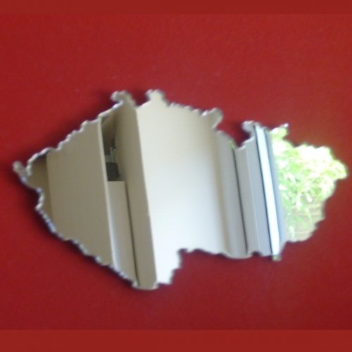 Super Cool Creations Czech Map Mirror - 60cm x 34cm