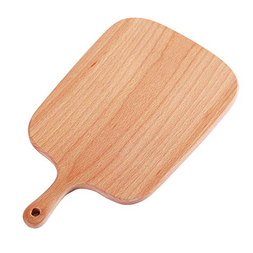 buyanputra Portable Wood Homemade Pizza Paddle Peel Bread Baking Cheese Cutting Serving Board Plate - Thumbnail 3