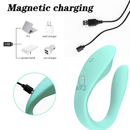 LEVETT Couples Vibrator Dual Motor Clitoral Stimulator & G-Spot Vibrating Adult Sex Toy with Remote Control 9 Vibrations Wearable Underwear Vibrator for Women and Couples