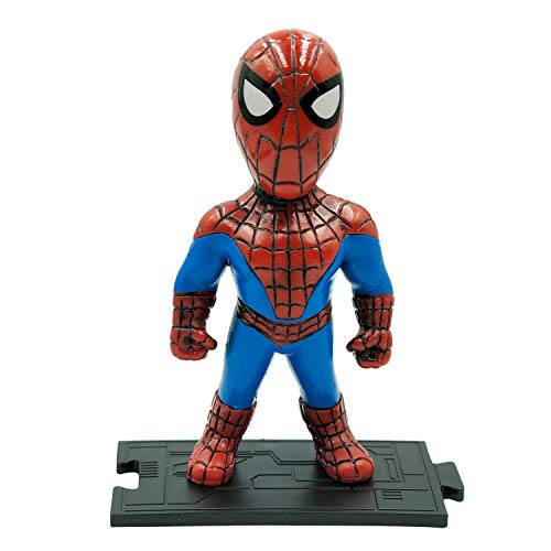 PETON Avengers Hero Set 6 Psc Action Figures Toys - Iron Man Hulk Spiderman Captain America Panther and Thanos Figures