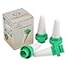 TIMESETL 4 Packs Self Plant Watering Stakes Ceramic Vacation Watering Spikes for Plastic Bottles, Watering Stakes System for Indoor & Outdoor