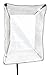 Fancierstudio Lighting kit UL9004SB-69BWG 2000 Watt Photo Studio Lighting Kit with 6-9 Feet Muslin Backdrop and Background Stand-Black White