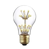 Kiven Vintage Antique Bulbs 2w Decorative E26 110v Antique Led Light Bulb for Pendant Light (Package:1 Pcs)