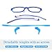 Mind Bridge Kids Blue Light Blocking Computer Video Gaming Glasses - Anti Eyestrain | Durable Cute Protection Eyewear for Children Boys & Girls Digital Screen Time & Technology Use | 508 Blue