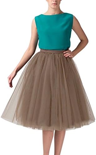 Love Millie Women's Short A Line Tutu Skirt Ballet Bubble Skirts Multi-colored