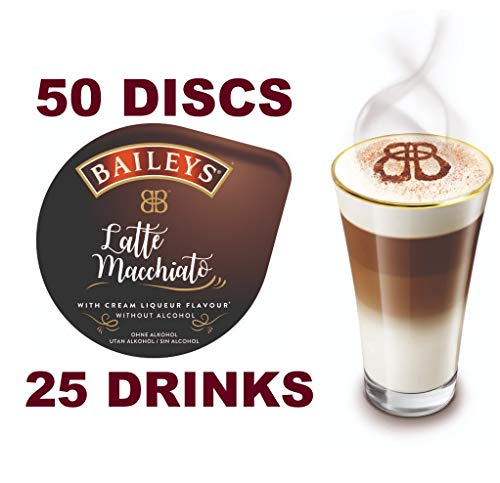 50 x Tassimo Baileys Latte Macchiato Pods T-Discs, 25 Drinks - Sold Loose