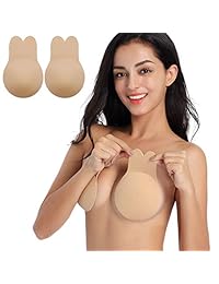 CARETOO sujetador sin tirantes, autoadhesivo, invisible, reutilizable, de silicona mágica para dama