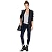 JZOEOEU Women's Junior Long Sleeve Office Blazers One Button Jacket Slim Suits