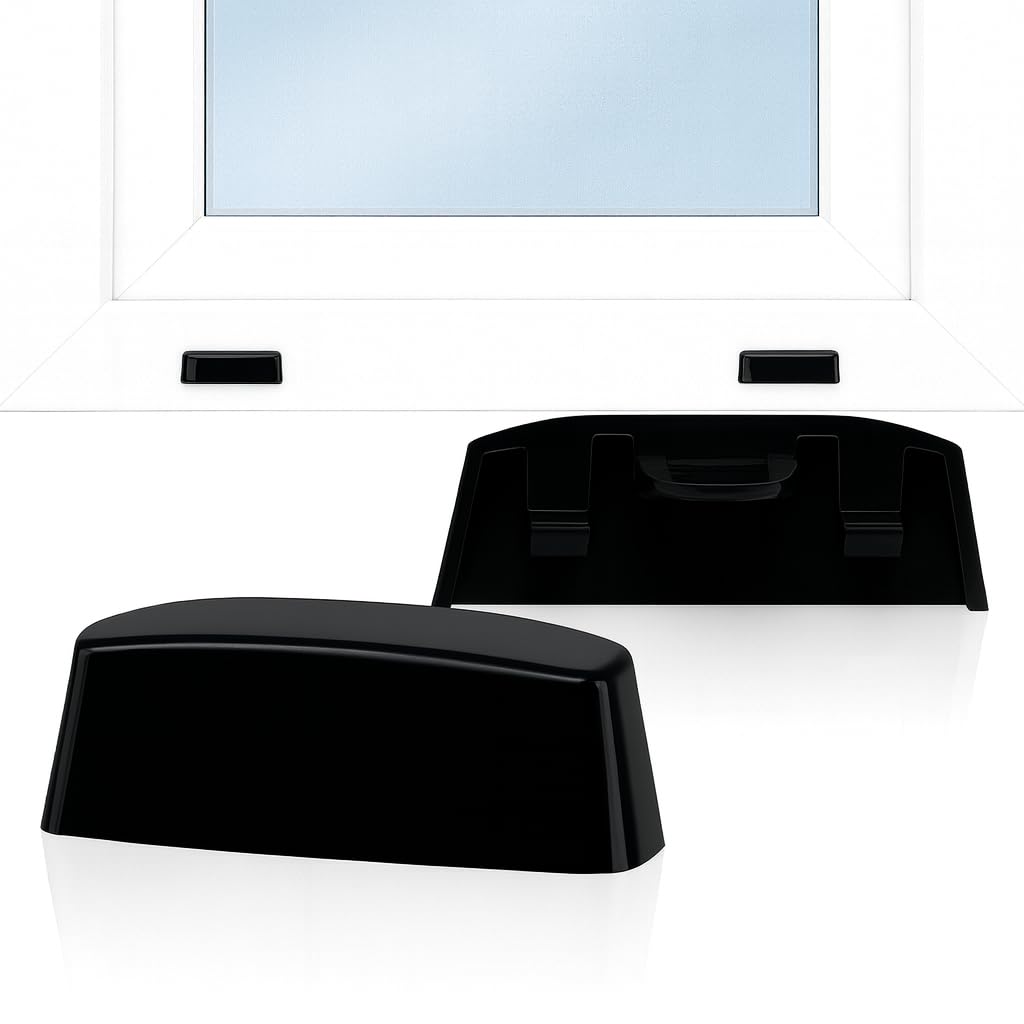 Ante bellum 45 mm Window Water Slot Caps, Pack of 25, Window Drain Hole Caps for Effective Drainage - Prevent Water Damage and Sweat on Your Windows (RAL9005)