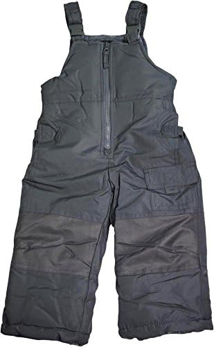 WEATHERTAMER Toddler Boys Bib Snowpants, Charcoal Grey 40025-2T-FBA