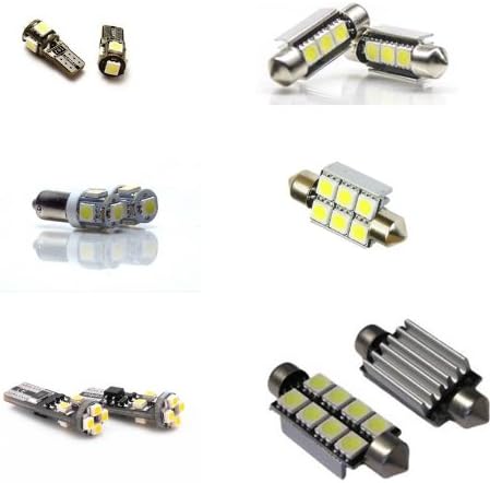 BlastLED 16pc Replacement LED Lights Interior Package Kit for Volkswagen Passat B5 - Error Free Includes License Plate LEDs